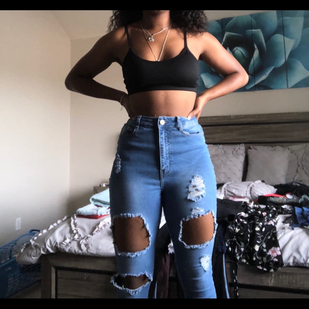 Light Wash Fashion Nova Jeans
